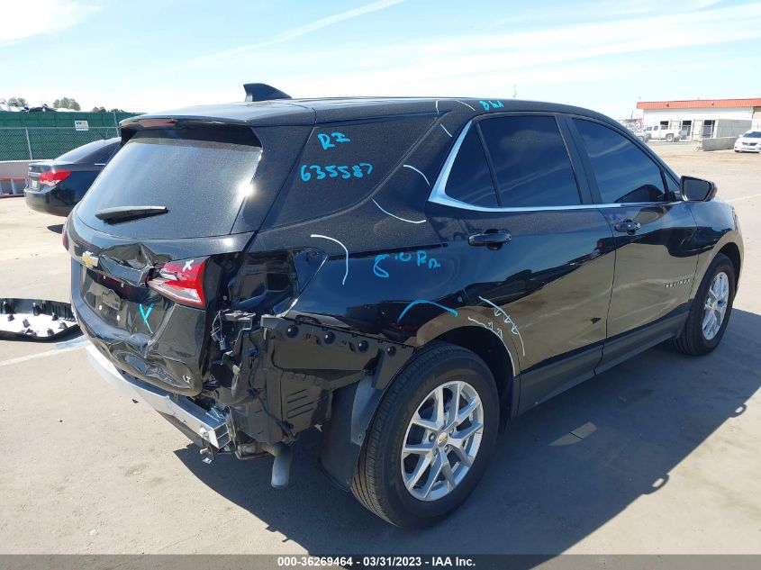 2022 CHEVROLET EQUINOX LT - 2GNAXKEV3N6117139