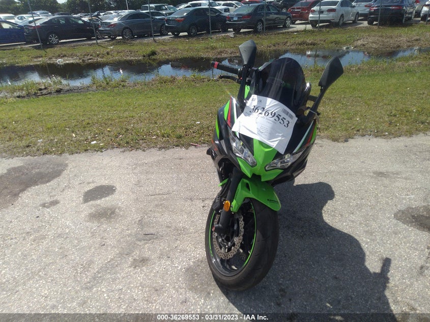 VIN ML5EXEM17NDA49579 2022 KAWASAKI EX650 M