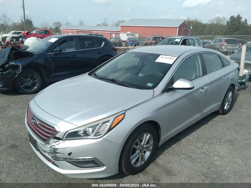 2015 HYUNDAI SONATA 2.4L SE - 5NPE24AF4FH211529