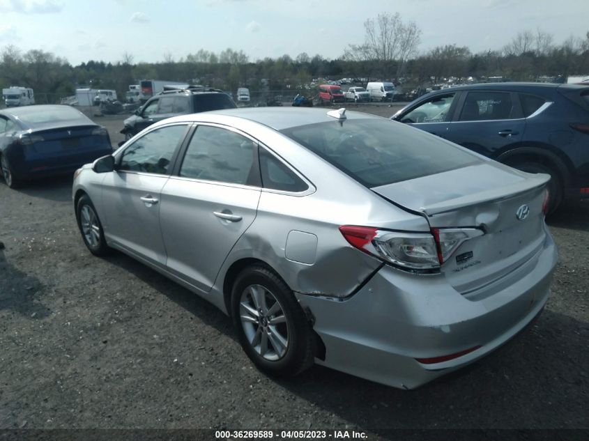 2015 HYUNDAI SONATA 2.4L SE - 5NPE24AF4FH211529