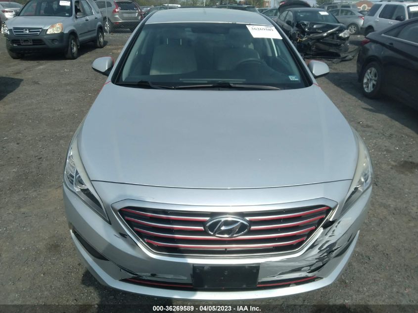 2015 HYUNDAI SONATA 2.4L SE - 5NPE24AF4FH211529