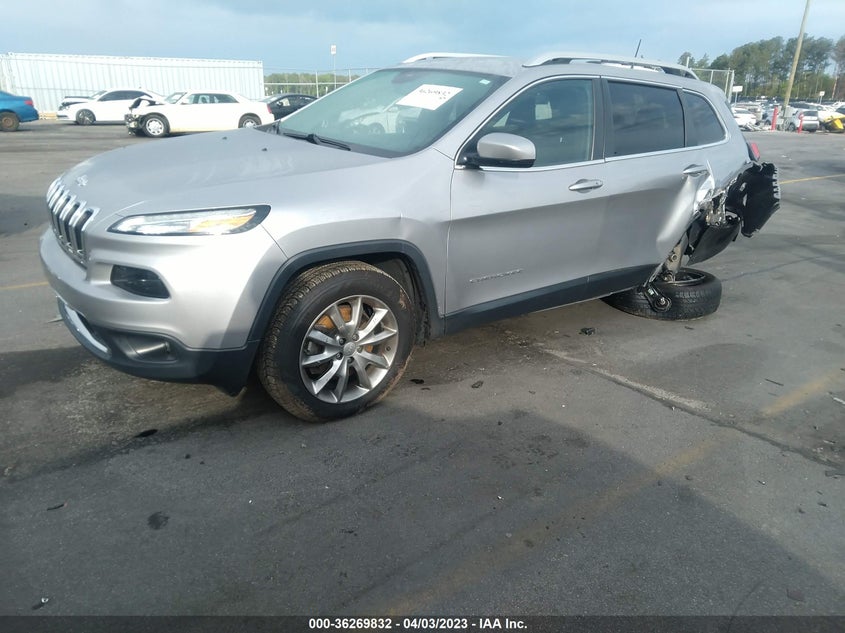 VIN 1C4PJMDB6JD601521 2018 JEEP CHEROKEE LIMITED