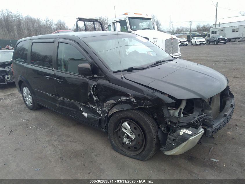 2014 DODGE GRAND CARAVAN SE - 2C4RDGBG2ER249380