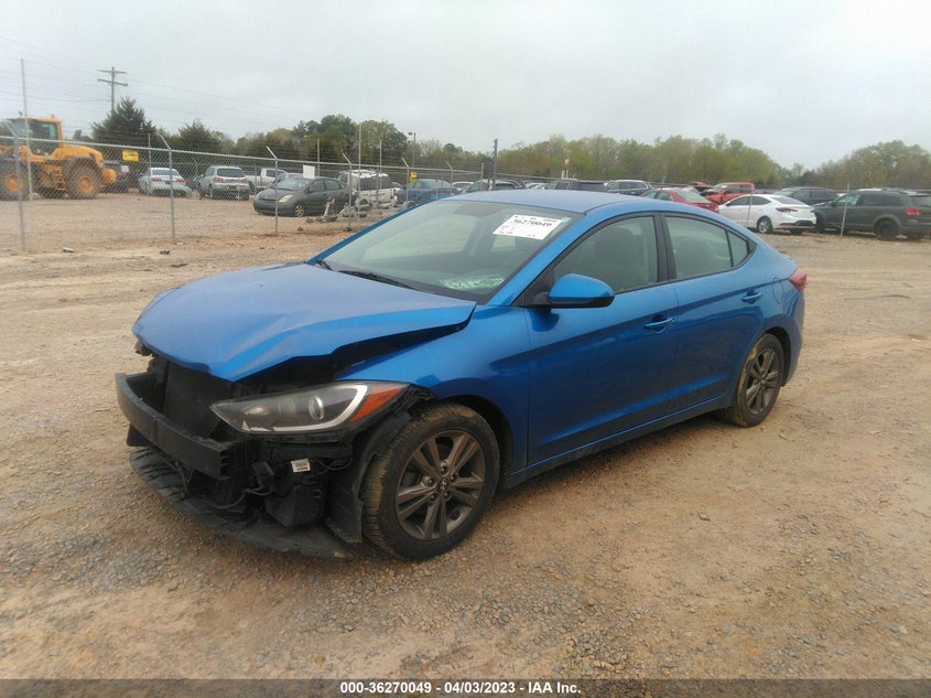 VIN 5NPD84LF1JH214372 2018 HYUNDAI ELANTRA SEL