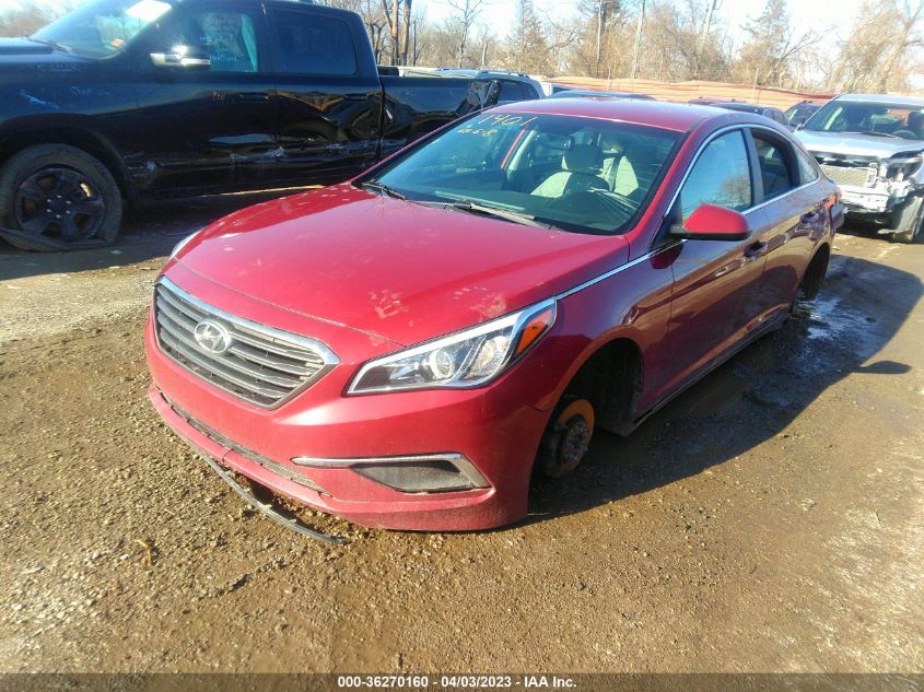 2016 HYUNDAI SONATA 2.4L SE - 5NPE24AF6GH331401