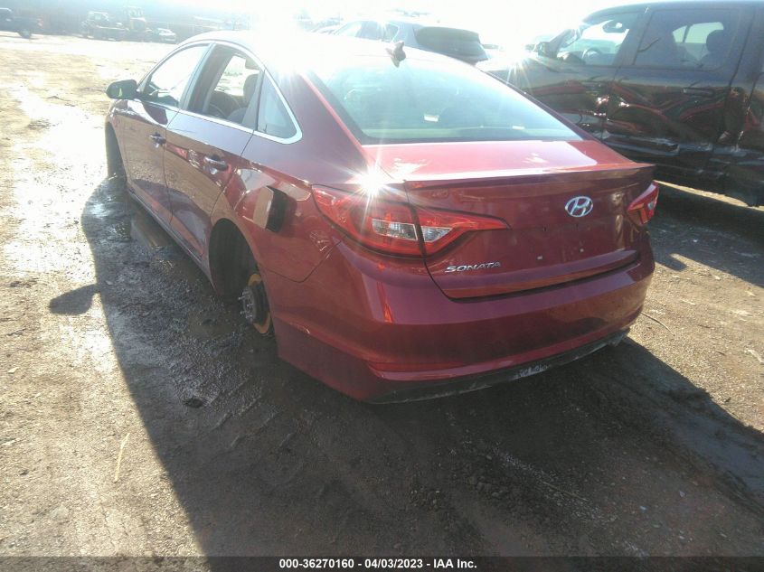 2016 HYUNDAI SONATA 2.4L SE - 5NPE24AF6GH331401