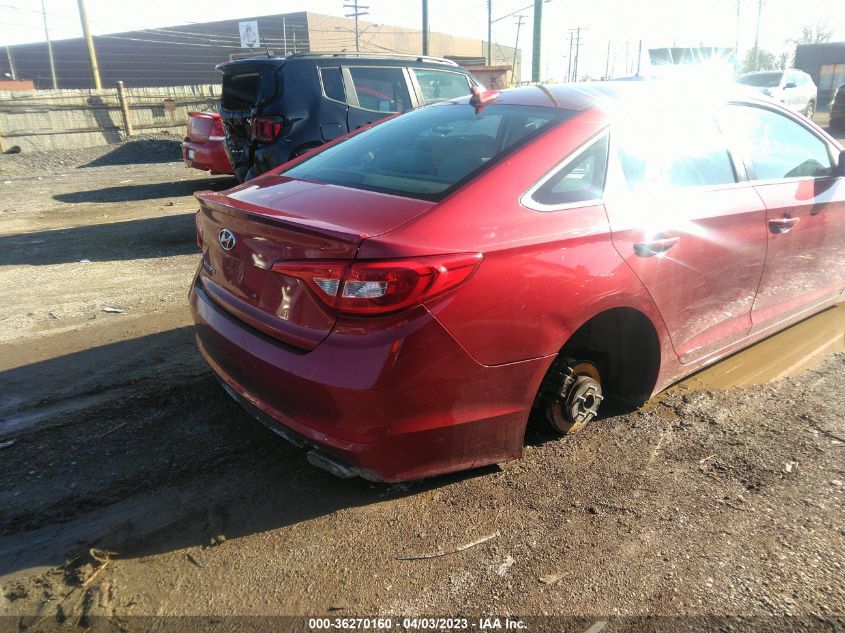 2016 HYUNDAI SONATA 2.4L SE - 5NPE24AF6GH331401