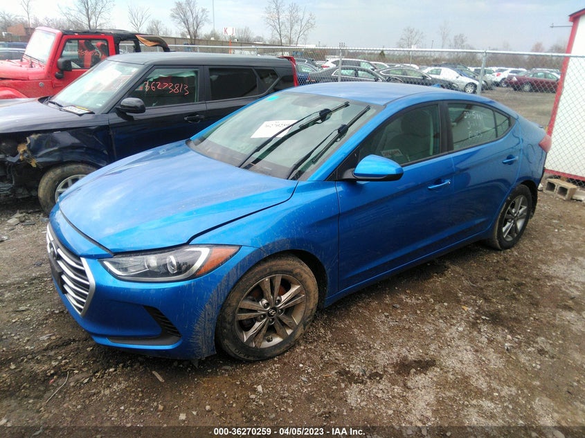 VIN 5NPD84LF6HH167740 2017 HYUNDAI ELANTRA SE