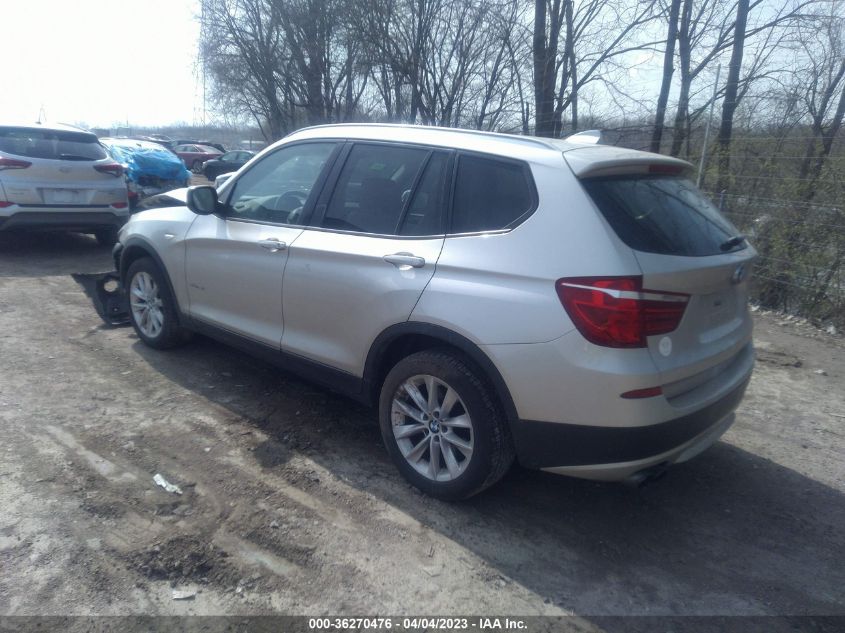 2013 BMW X3 XDRIVE28I - 5UXWX9C51D0A14594