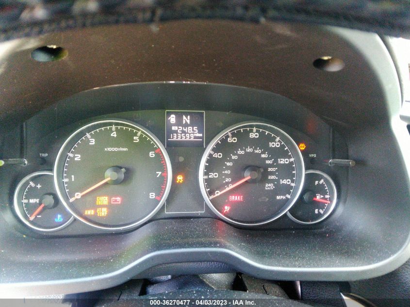 2013 SUBARU OUTBACK 2.5I PREMIUM - 4S4BRBCC1D3300503