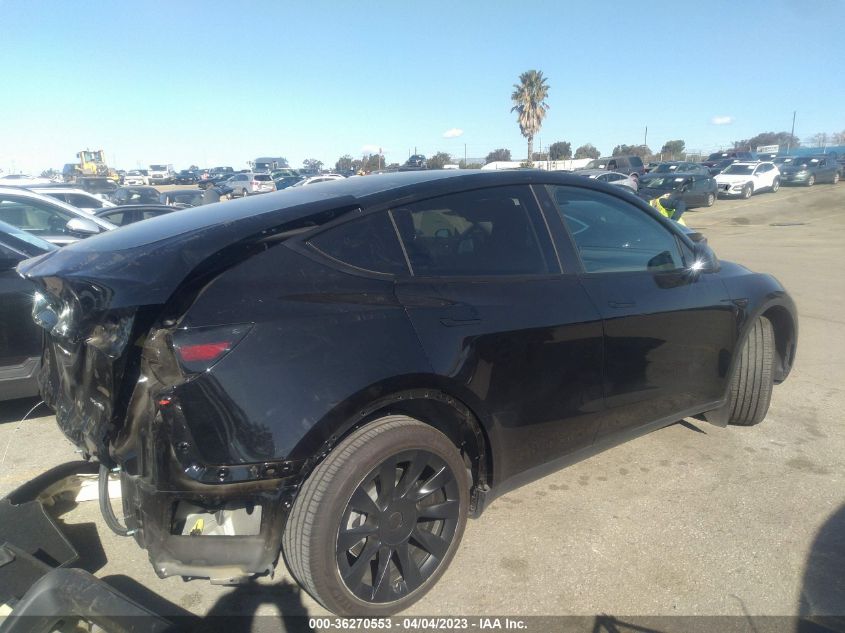 2022 TESLA MODEL Y LONG RANGE - 7SAYGDEE4NF469680