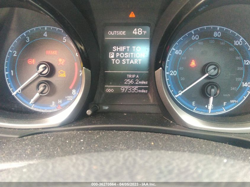 2014 TOYOTA COROLLA L/LE/S/S PLUS/LE PLUS - 2T1BURHE0EC053490
