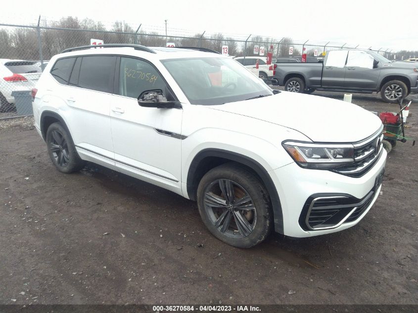 2021 VOLKSWAGEN ATLAS 3.6L V6 SE W - 1V2RR2CA4MC581194