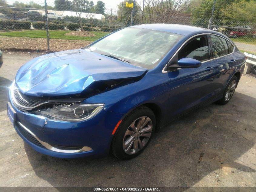 2015 CHRYSLER 200 LIMITED - 1C3CCCAB2FN701094