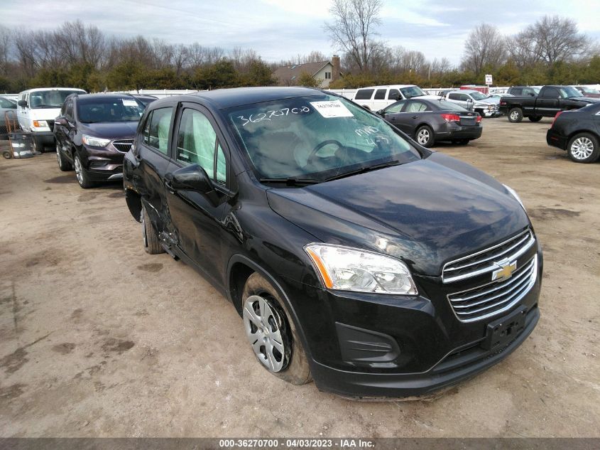 2015 CHEVROLET TRAX LS - KL7CJKSB5FB091944