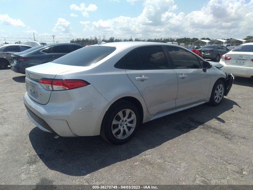 VIN JTDEPMAE5NJ227138 2022 TOYOTA COROLLA LE