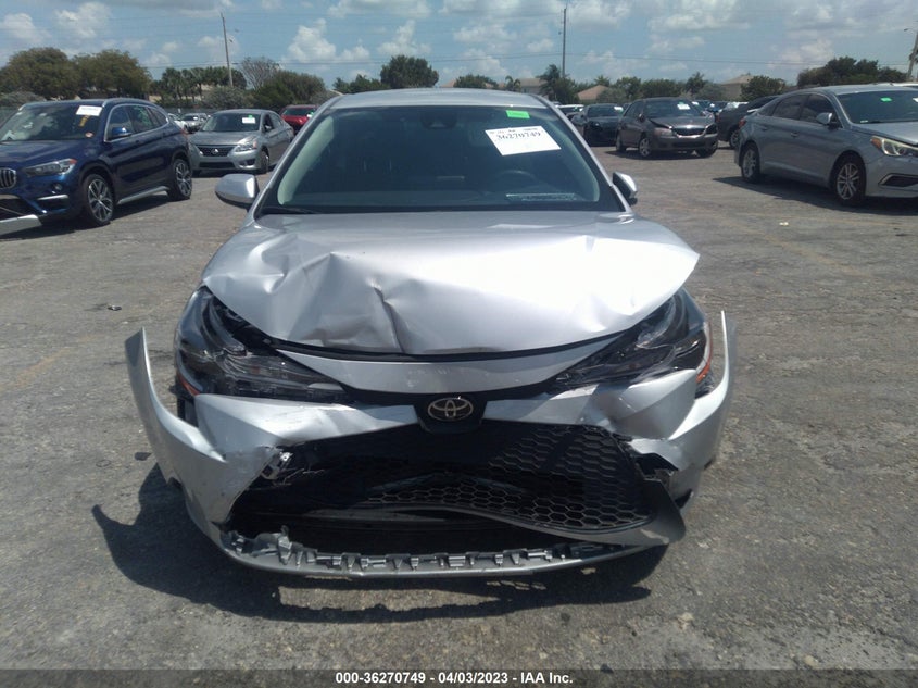 VIN JTDEPMAE5NJ227138 2022 TOYOTA COROLLA LE