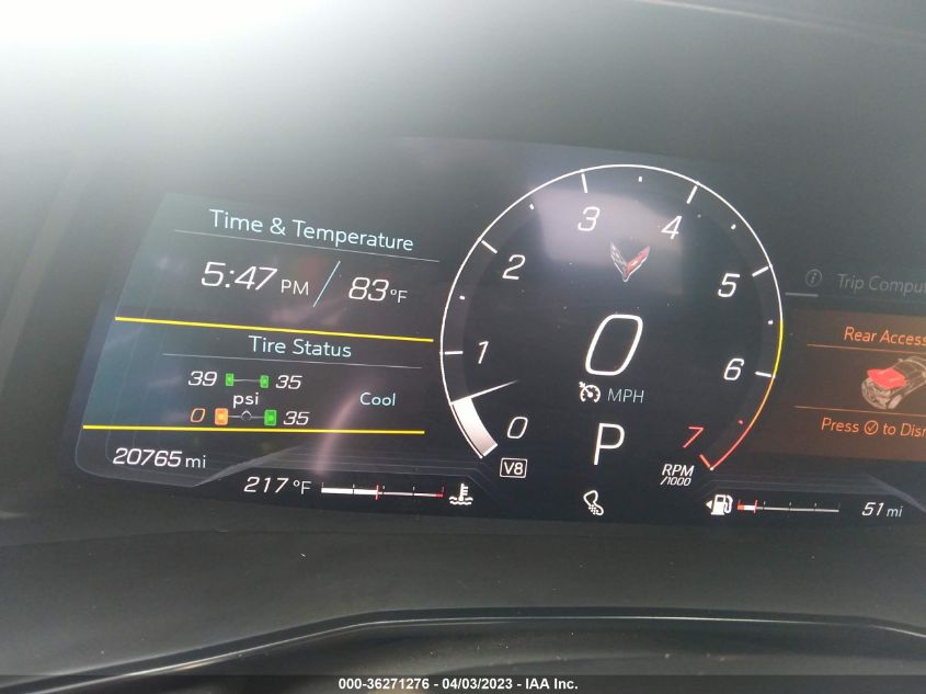 2022 CHEVROLET CORVETTE 1LT - 1G1YA2D43N5110973