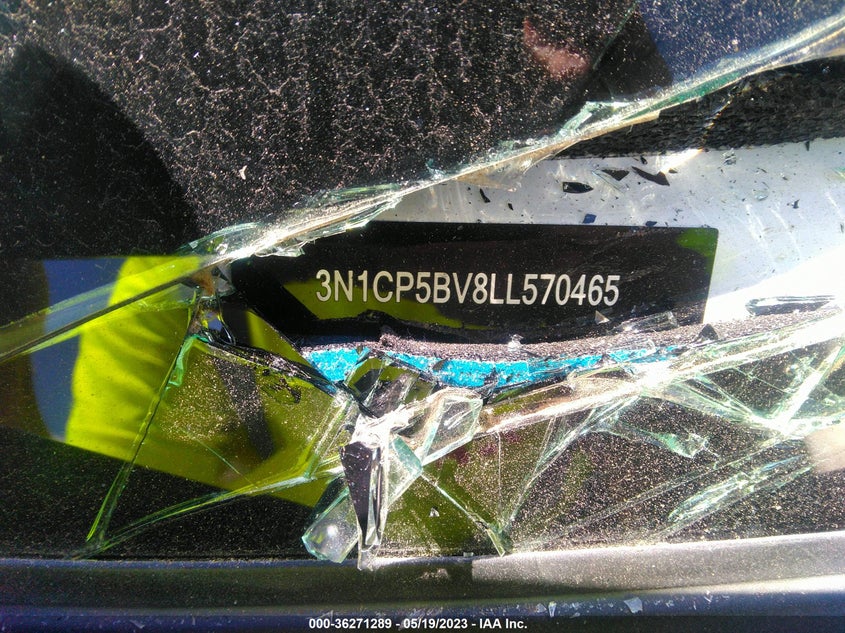 VIN 3N1CP5BV8LL570465 2020 NISSAN KICKS S