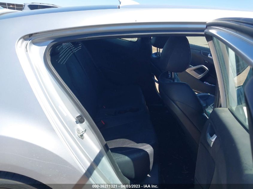 2013 HYUNDAI VELOSTER TURBO W/BLACK INT - KMHTC6AE9DU156694