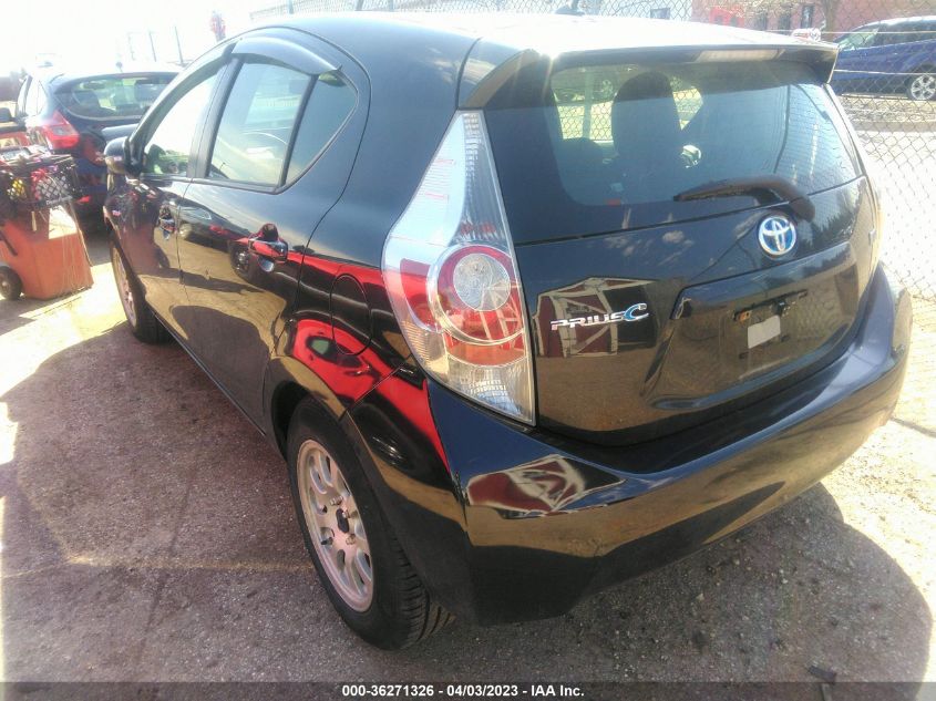 2013 TOYOTA PRIUS C ONE/TWO/THREE/FOUR - JTDKDTB30D1547923
