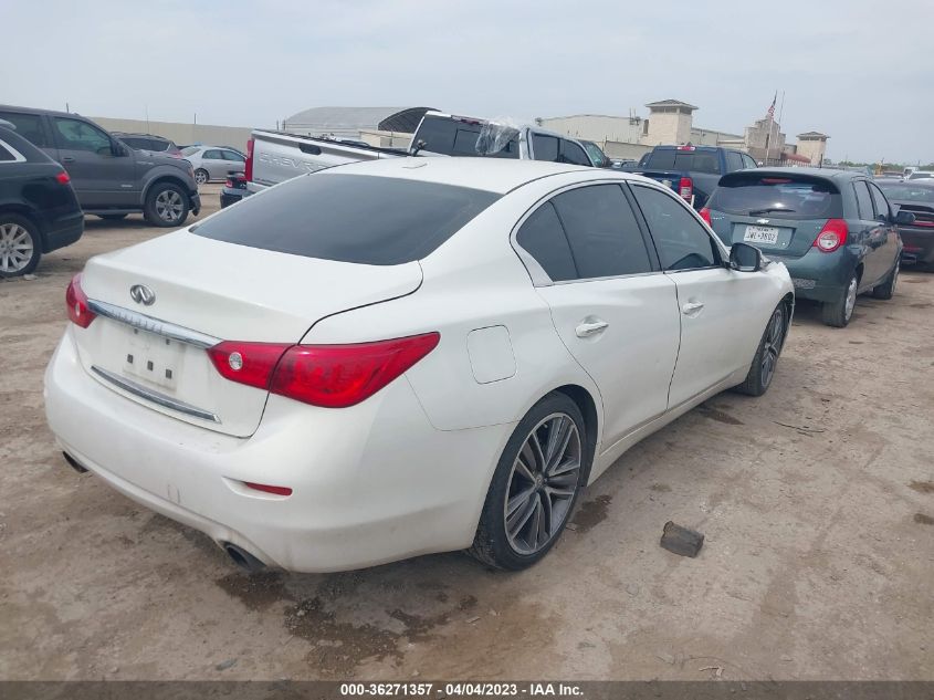 2014 INFINITI Q50 PREMIUM - JN1BV7AP4EM690093