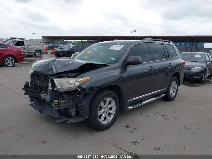 2013 TOYOTA HIGHLANDER - 5TDZK3EH1DS095995