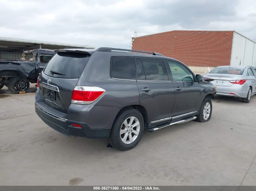 2013 TOYOTA HIGHLANDER - 5TDZK3EH1DS095995