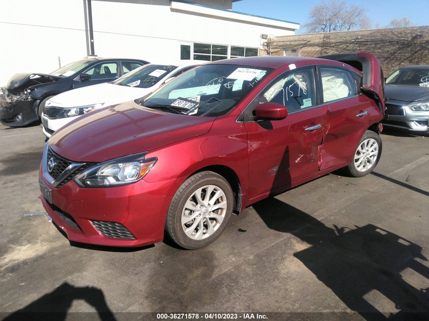 VIN 3N1AB7AP3KY273447 2019 NISSAN SENTRA SV