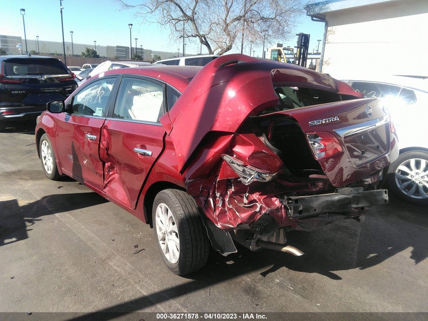 VIN 3N1AB7AP3KY273447 2019 NISSAN SENTRA SV