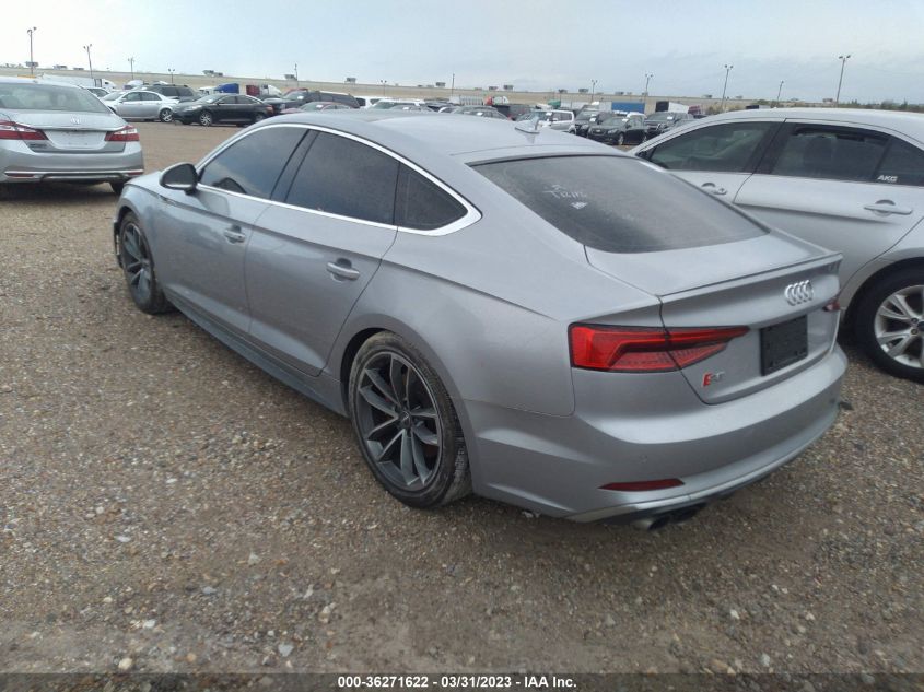 2018 AUDI S5 SPORTBACK PRESTIGE - WAUC4DF53JA008551