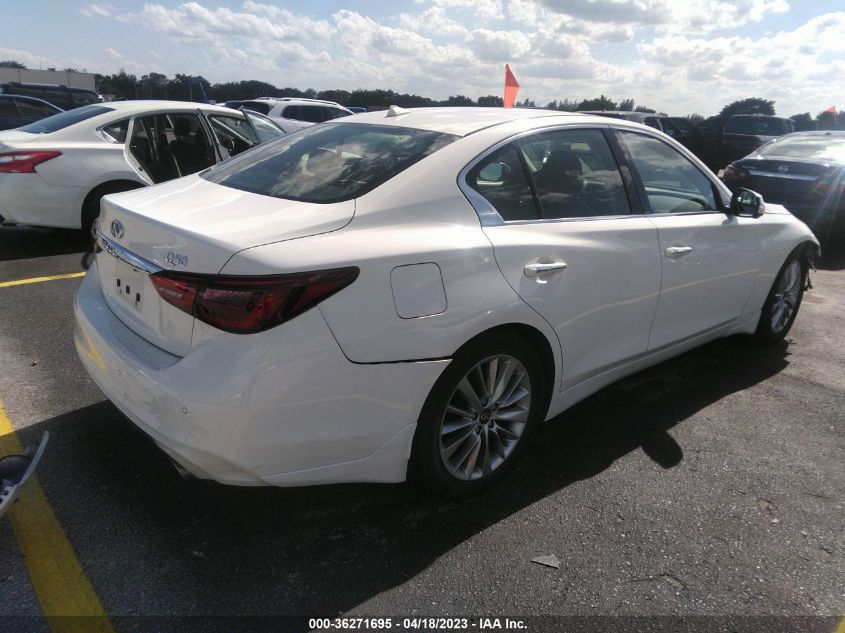 2020 INFINITI Q50 3.0T LUXE - JN1EV7AP8LM207649