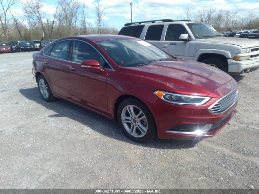 2018 FORD FUSION SE - 3FA6P0HD0JR153675