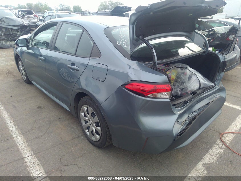 VIN 5YFEPRAEXLP133231 2020 TOYOTA COROLLA LE