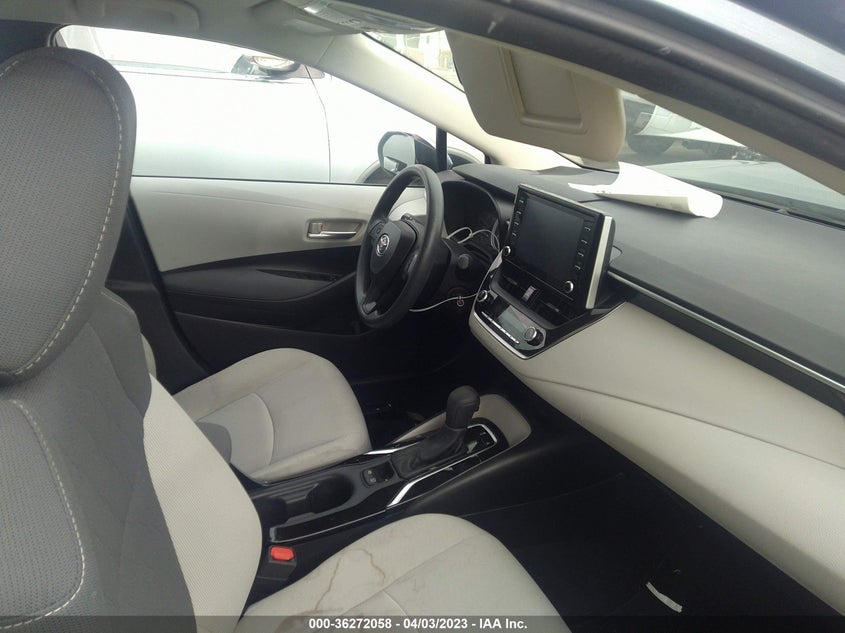 VIN 5YFEPRAEXLP133231 2020 TOYOTA COROLLA LE