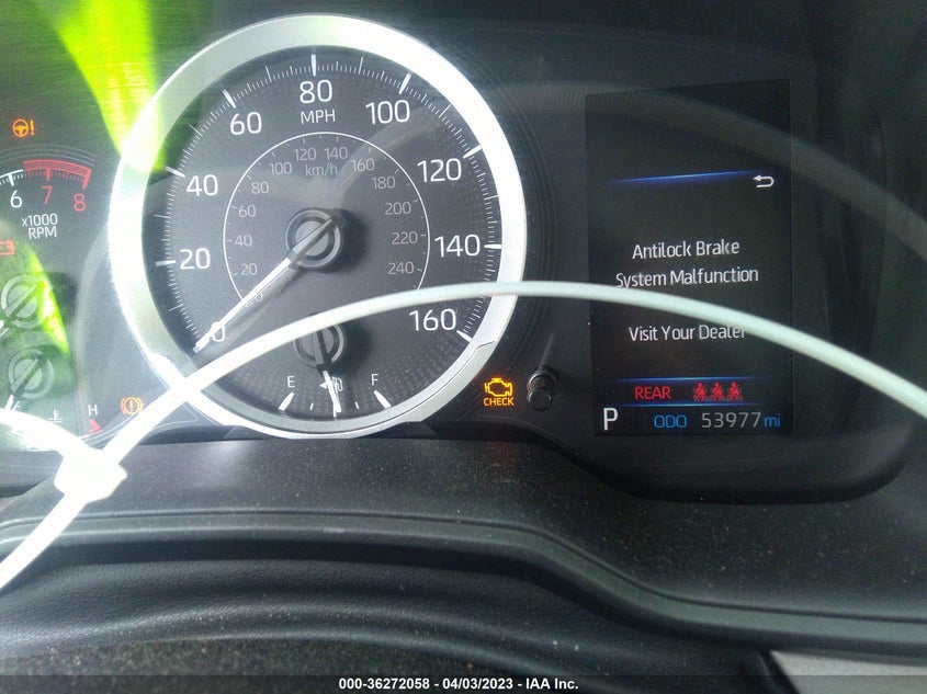 VIN 5YFEPRAEXLP133231 2020 TOYOTA COROLLA LE