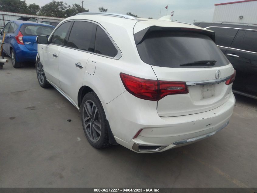 2017 ACURA MDX SPORT HYBRID W - 5FRYD7H7XHB002044