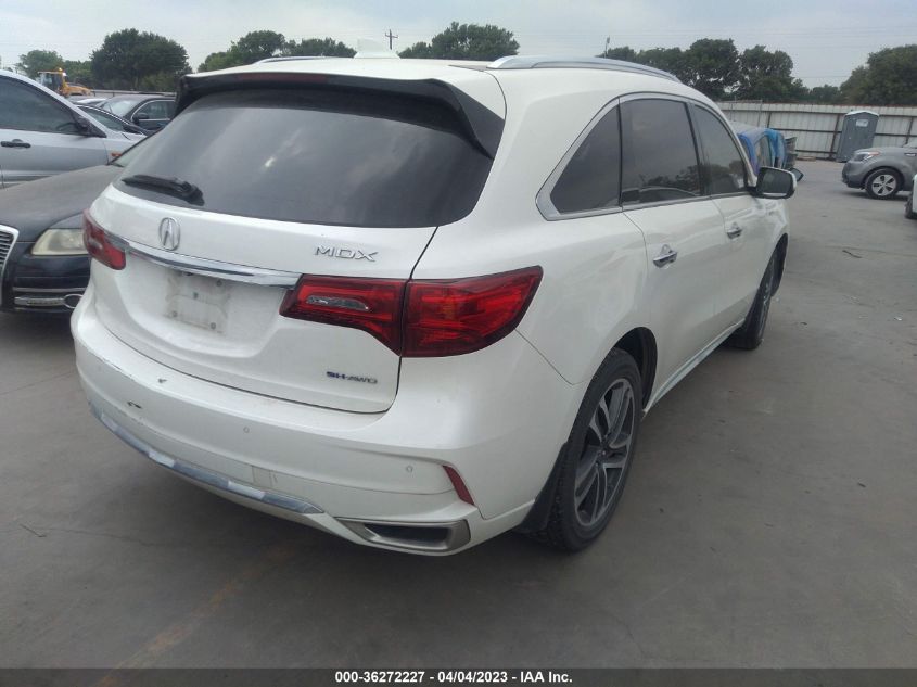 2017 ACURA MDX SPORT HYBRID W - 5FRYD7H7XHB002044