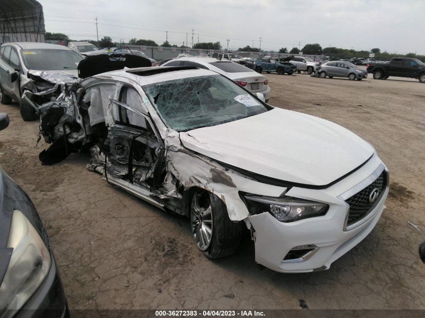 2018 INFINITI Q50 3.0T LUXE - JN1EV7AR8JM443104