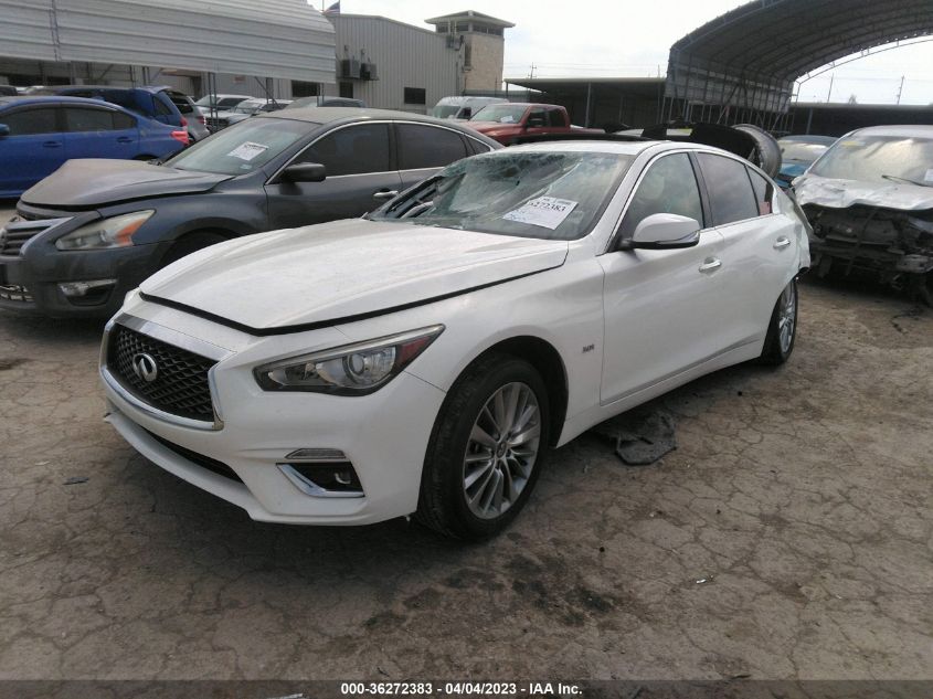 2018 INFINITI Q50 3.0T LUXE - JN1EV7AR8JM443104