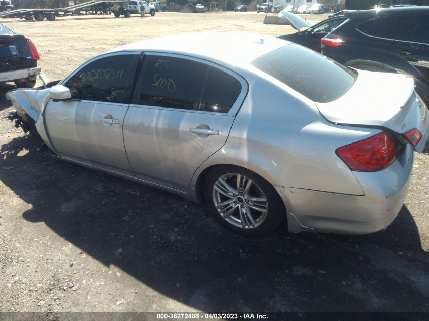 2013 INFINITI G37 SEDAN X - JN1CV6AR0DM763314