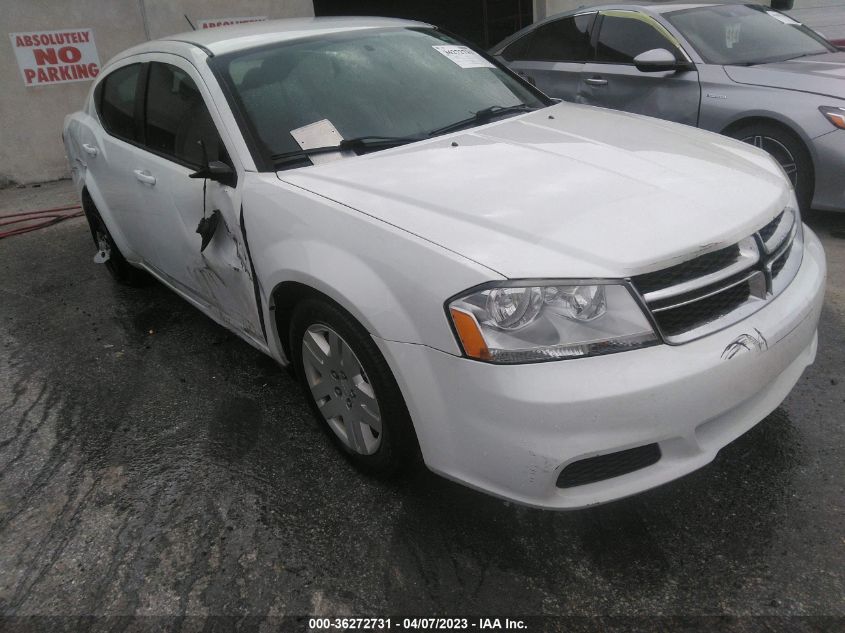 2014 DODGE AVENGER SE - 1C3CDZAB4EN200822