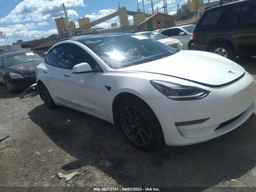 2021 TESLA MODEL 3 STANDARD RANGE PLUS - 5YJ3E1EA7MF942804