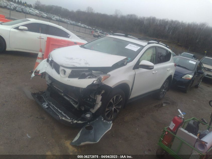 2015 TOYOTA RAV4 LIMITED - JTMDFREVXFD136078
