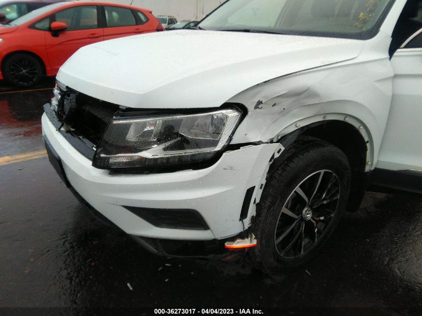 2021 VOLKSWAGEN TIGUAN SE/SE R-LINE BLACK/SEL - 3VV2B7AX9MM007735