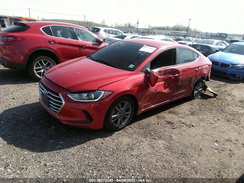 2018 HYUNDAI ELANTRA SEL - 5NPD84LF8JH292888