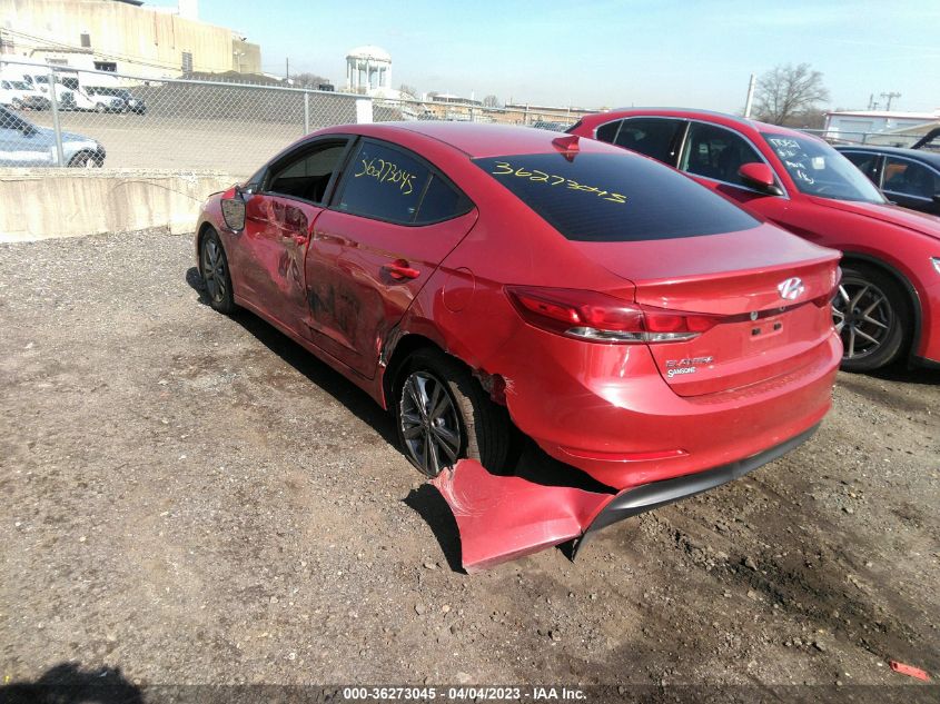 2018 HYUNDAI ELANTRA SEL - 5NPD84LF8JH292888