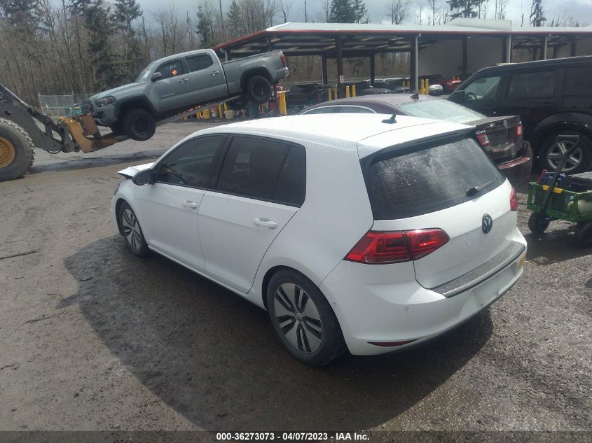 2016 VOLKSWAGEN E-GOLF SEL PREMIUM WVWPP7AU1GW915709