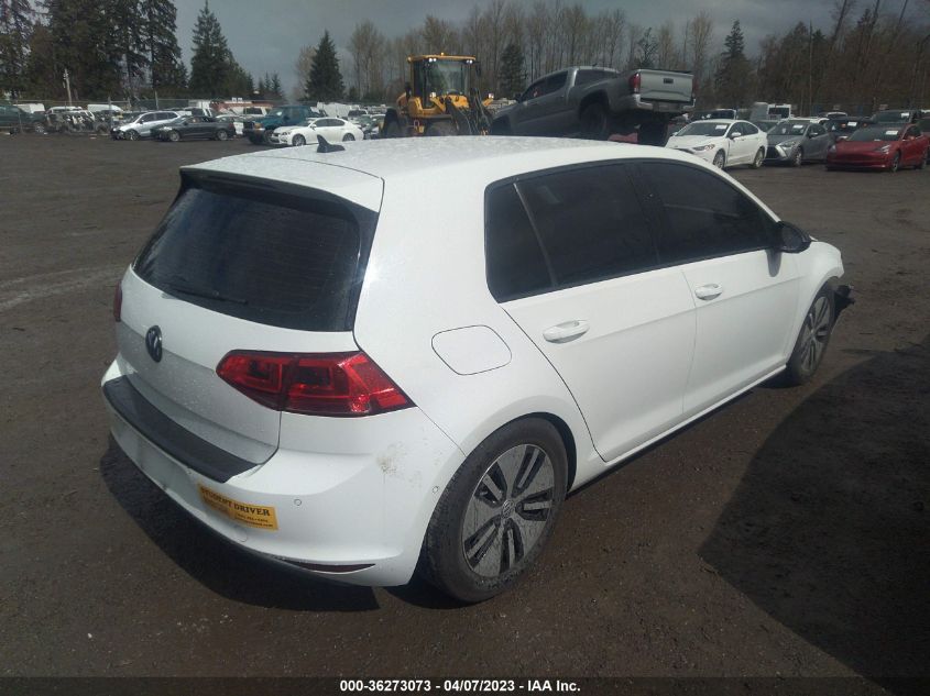 2016 VOLKSWAGEN E-GOLF SEL PREMIUM WVWPP7AU1GW915709