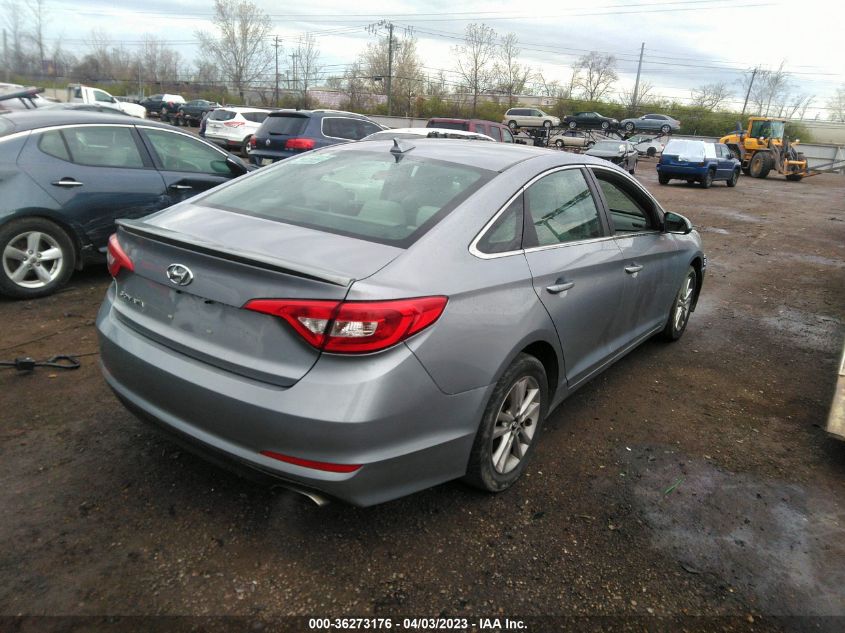 2016 HYUNDAI SONATA 2.4L SE - 5NPE24AF3GH342730